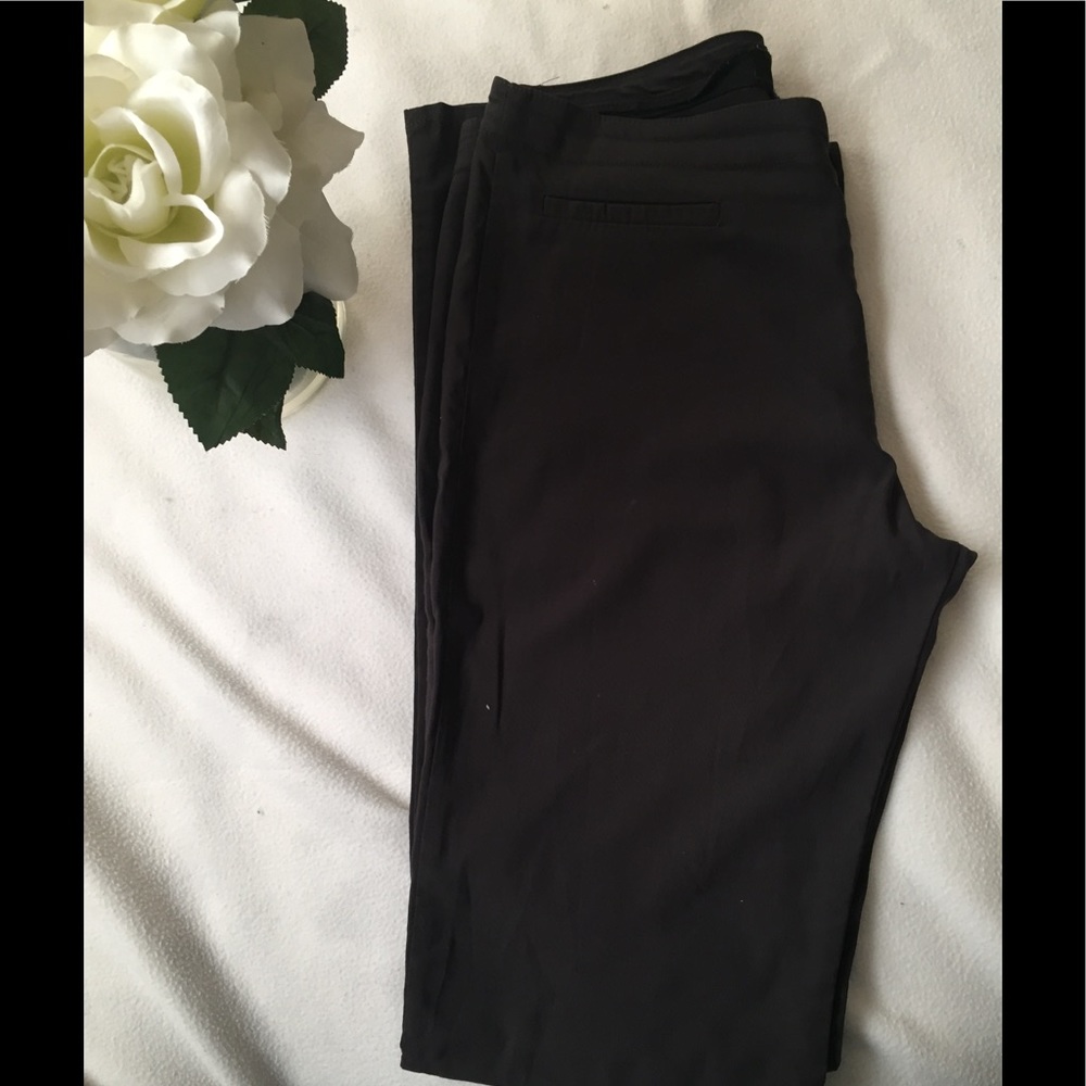 Charcoal gray size L stretch pants